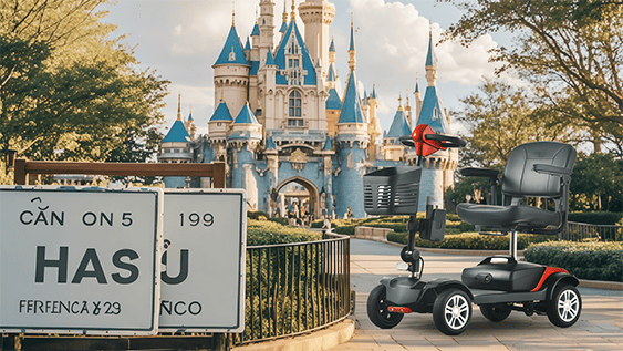 scooter rentals in disney park