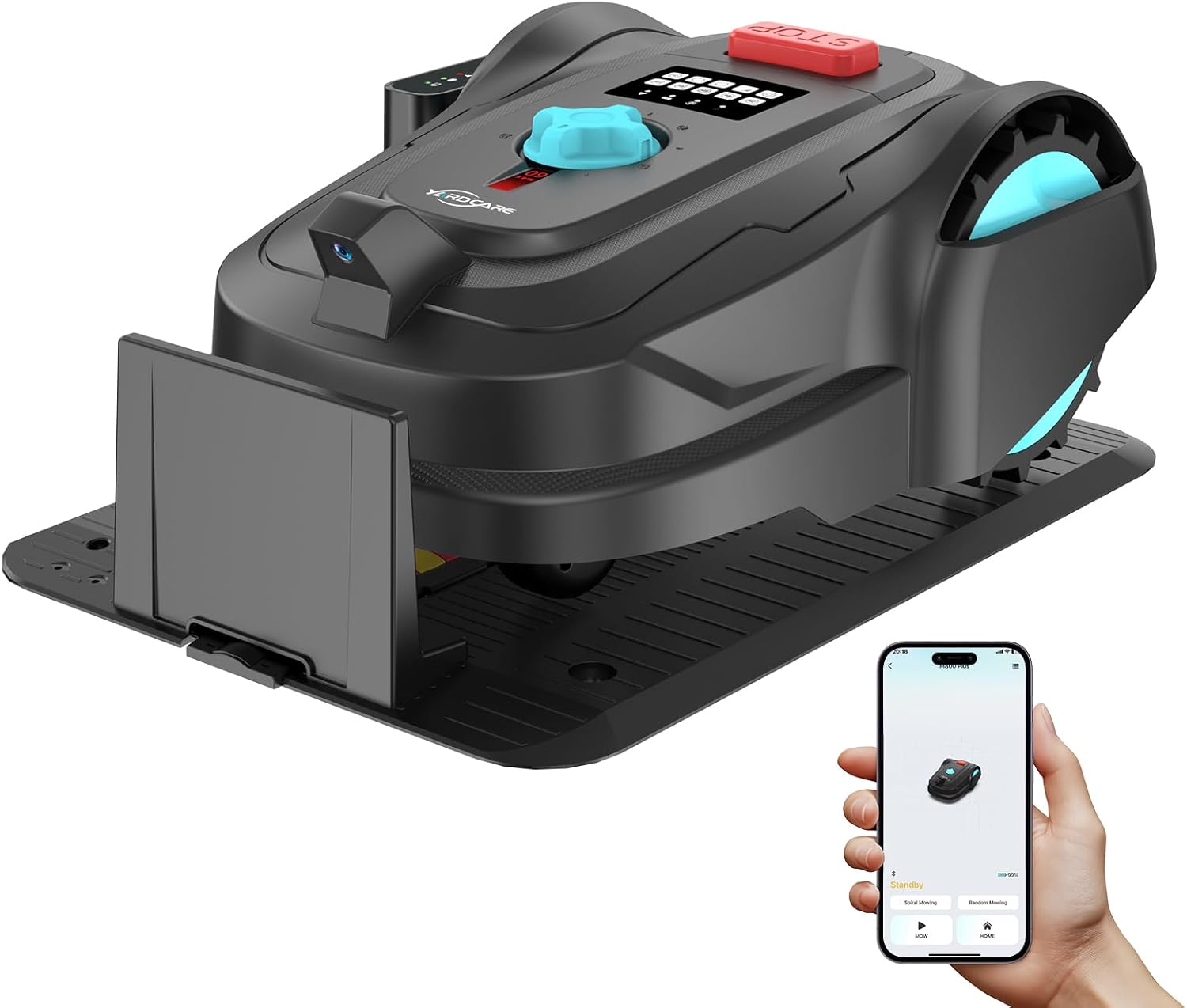 Delivery-M800Plus NO Wire Vision Robot Lawn Mower with GPS Navigation