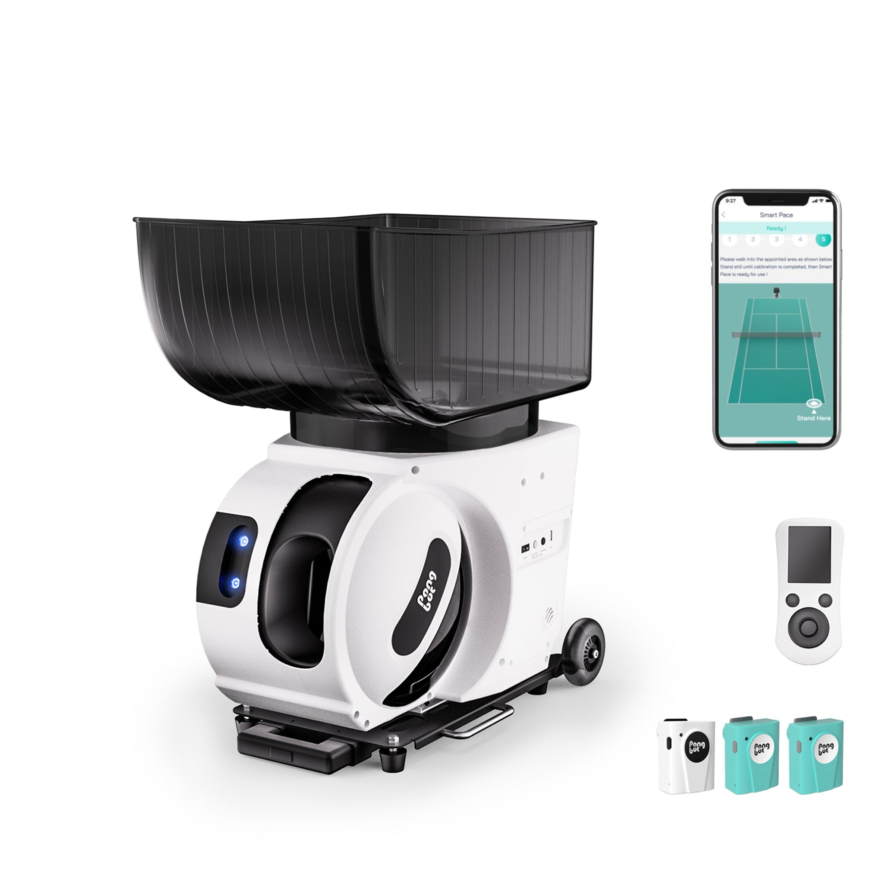 Pace S Pro -Smart Portable Tennis Ball Machine