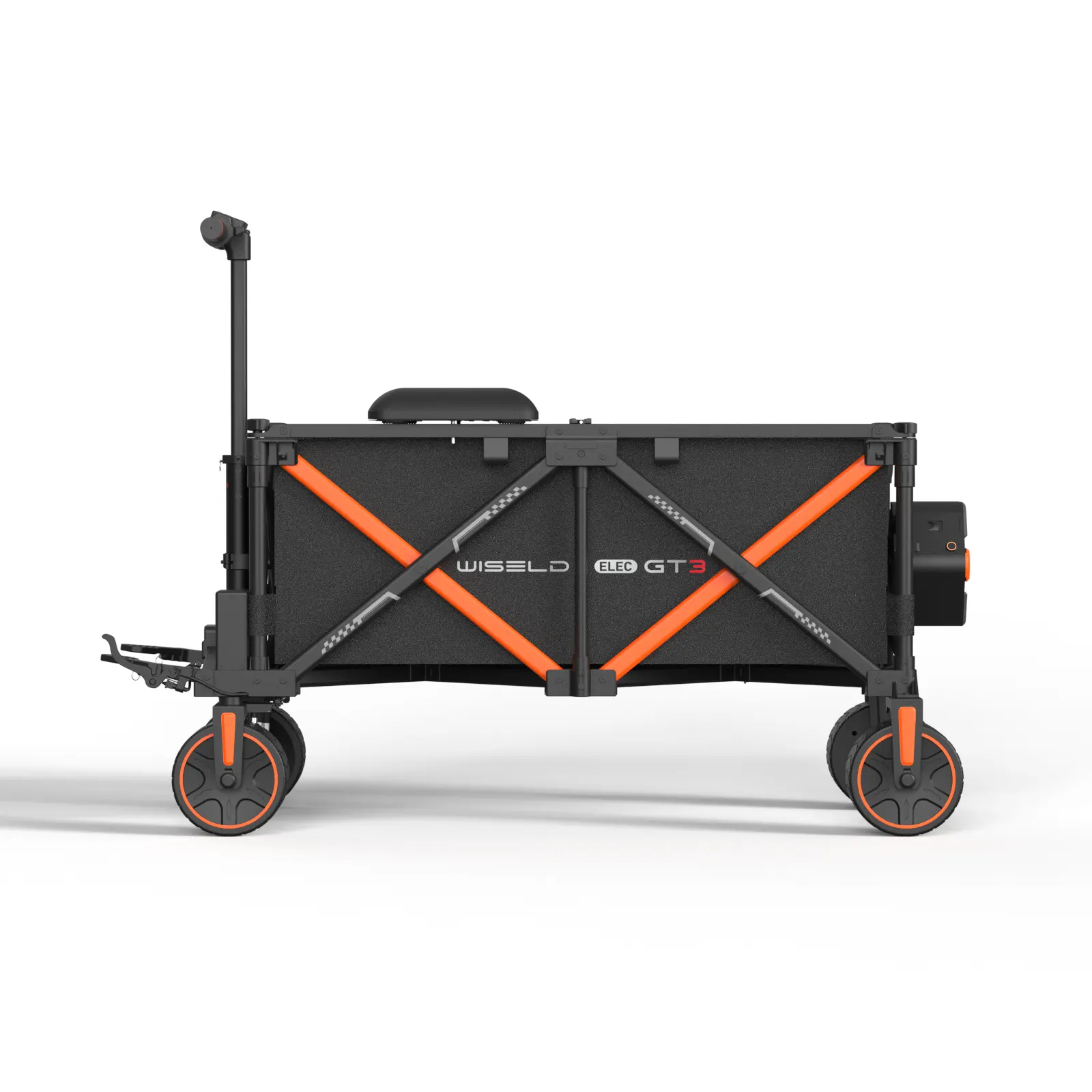 Portable Electric Riding Wagon Foldable Camping Cart