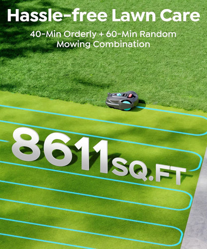 Delivery-M800Plus NO Wire Vision Robot Lawn Mower with GPS Navigation